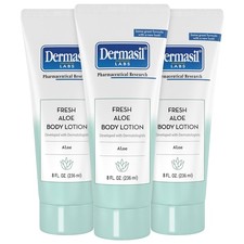 Body Lotion, Aloe, 3-Pack Non-Greasy, Fast-Absorbing, Fresh Scent, 8 Oz Ea