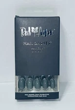 Red Aspen Press On Nails ~ Silver Lining, Lila ~ Medium Almond Nail Dashes NEW
