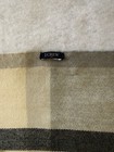 J. Crew Scarf Shawl Wrap With Fringe Accents And Arm Slots. Cream, Gray, Black — photo 2