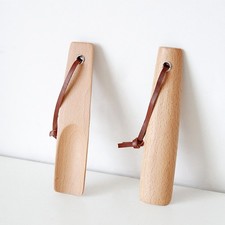 Beech Long Handle Shoe Horn Professional Comfortable Shoe Lifter for Women Men