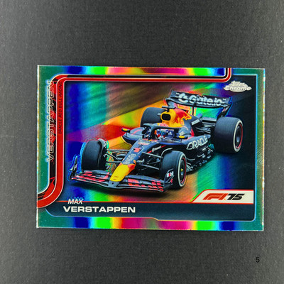 2025 Topps Chrome Formula 1 #73 Max Verstappen Refractor Oracle Red Bull