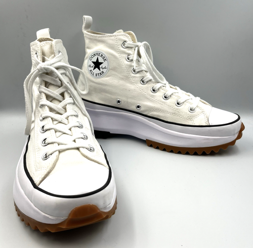 Zapatillas deportivas Converse Run Star Hike plataforma talla 9 tops altos blanco 166799C