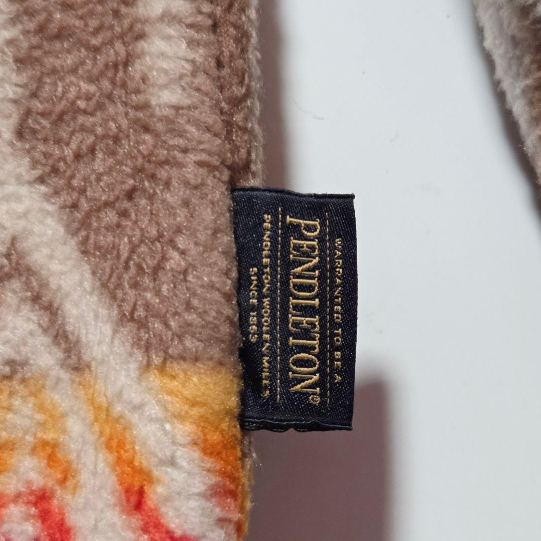 Pendleton Fleece Jacket Native Pattern M Warm Lig… - image 8