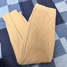 OLD NAVY Pixie Pants Women's 6 Regular Tan Khaki Mid-Rise Stretch Chino