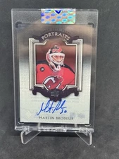 2023-24 UPPER DECK CLEAR CUT MARTIN BRODEUR RETRO PORTRAITS AUTO