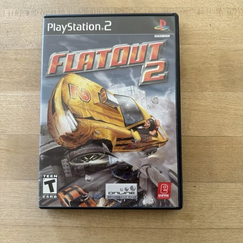 FlatOut 2 PS2 Sony PlayStation 2, 2006 CIB w Manual – Tested