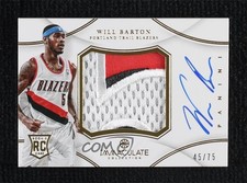 2012-13 Panini Immaculate Premium Signatures 45/75 Will Barton Patch Auto n8q