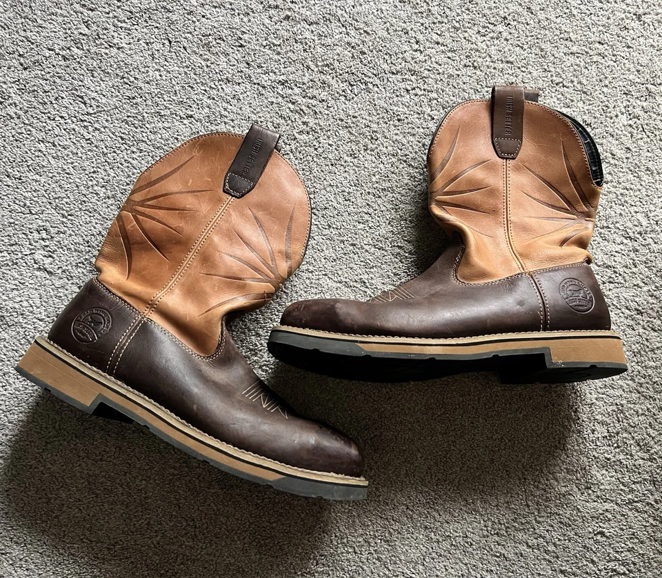 Red Wing Irish Setter Walker Men’s Size 12 Boots Cowboy Western Work Steel Toe - Image 4 of 4