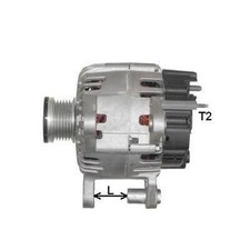 NAPA Alternator for VW Jetta TDi BKC/BLS/BXE 1.9 August 2005 to August 2010