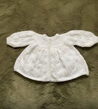 Hand Knitted Baby matinee coat