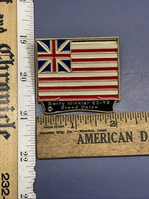 Vintage 2005 grand Union Flag Lions Club Pin