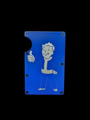  Men's Slim Blue Wallet - Brand NEW- Fallout Vault Boy 
