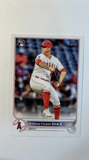 Jhonathan Diaz 2022 Topps Series 2 #332 Rookie RC Los Angeles Angels