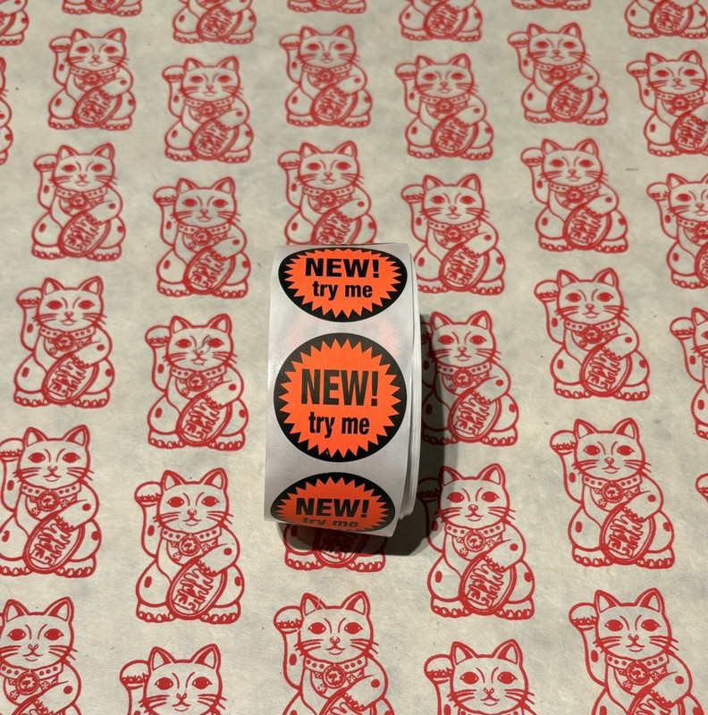 New Try Me Stickers