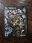 AirForce Delta Strike (Sony PlayStation 2, 2004) PS2 Complete CIB