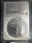2021 american silver eagle type 1 ms69