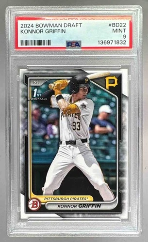 136971832 Konnor Griffin 2024 Bowman Draft #BD-22 1st RC PSA 9