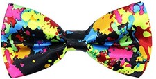 Holiday Pre-Tied Bowtie St Patricks Day Yellow Pink Blue Red Black Colorful 