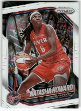 2025 Panini Prizm WNBA #54 Natasha Howard White Seismic Prizms