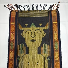 Traditional Handwoven Sumba Ikat Textile Indonesian 46x12 inches Vintage