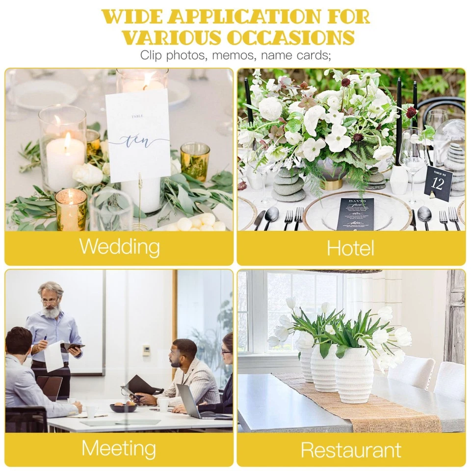  Kartenhalter Herzform Kärtchenhalter Kartenhalteranzeige Bildclips - Bild 3 von 4