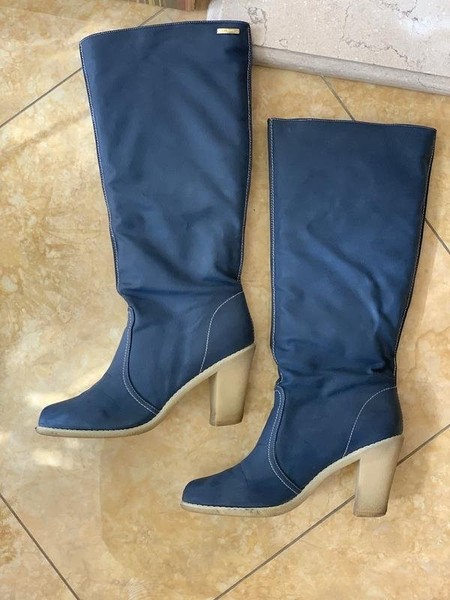 Women Stella McCartney Boots Turquoise Synthetic