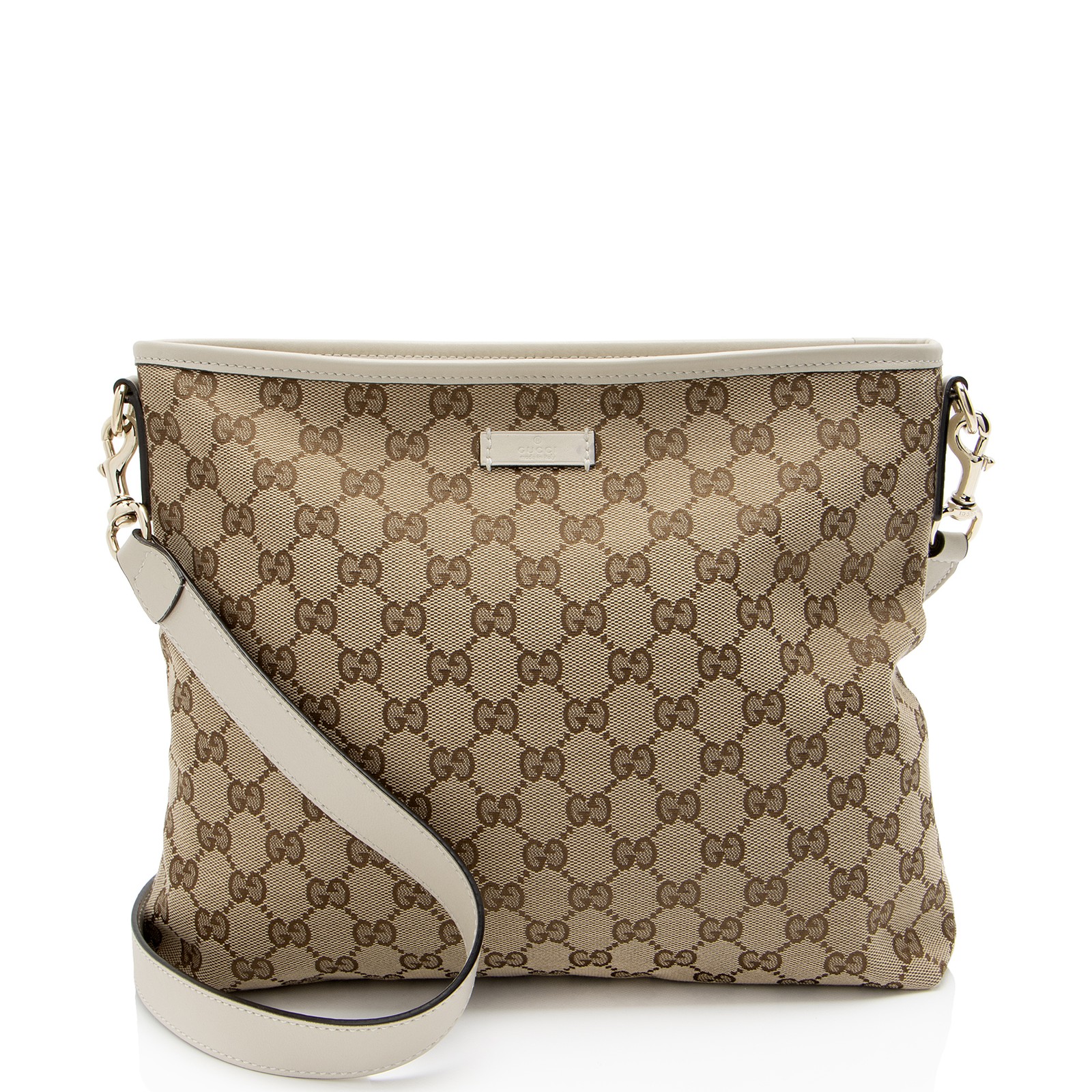 Gucci GG Canvas Classic Flat Medium Messenger - image 1