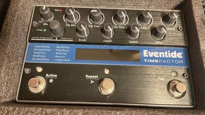 Eventide TimeFactor Digital Delay Guitar Effects Pedal Used Dual Tracks