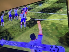 VR Soccer (Sega Saturn) Cib w/ Manual And Case. Tested Working.