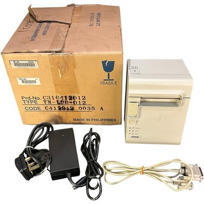 Epson TM-L90 Thermo Etikettendrucker M165B + PS-180 PSU & Kabel - Kassenbeleg