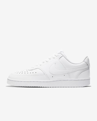 Nike Women's Court Vision Low Top White Sneakers Size 9.5 CD5434