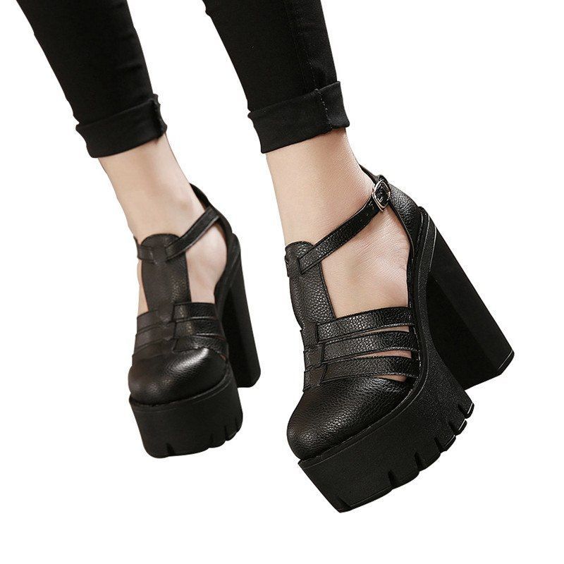 Sandalias de mujer moda informal Señoras Zapatos De Plataforma Alta Para Damas Hembra De Goma Sandalias Sandalias Sandalias de mujer moda informal Señoras Zapatos De Plataforma Alta Para Damas Hembra De Goma servicio de primera clase