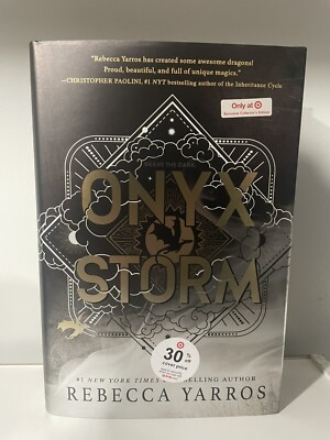Onyx Storm - Target Exclusive Edition Rebecca Yarros Hardcover **SHIPS FAST**