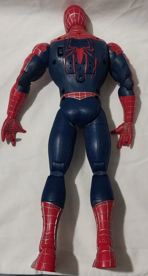 Figura de acción interactiva parlante de la película Marvel Spider-Man 3 2007 juguete probado Foto 2 de 4
