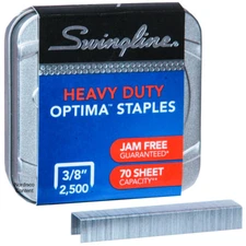 Swingline 35550 Staples, Optima High Capacity, Box of 2500