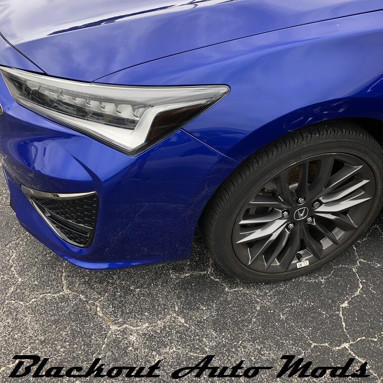 Head Light Side Marker Blackout for 2019-2022 Acura ILX Head Light Side Marker Blackout for 2019-2022 Acura ILX