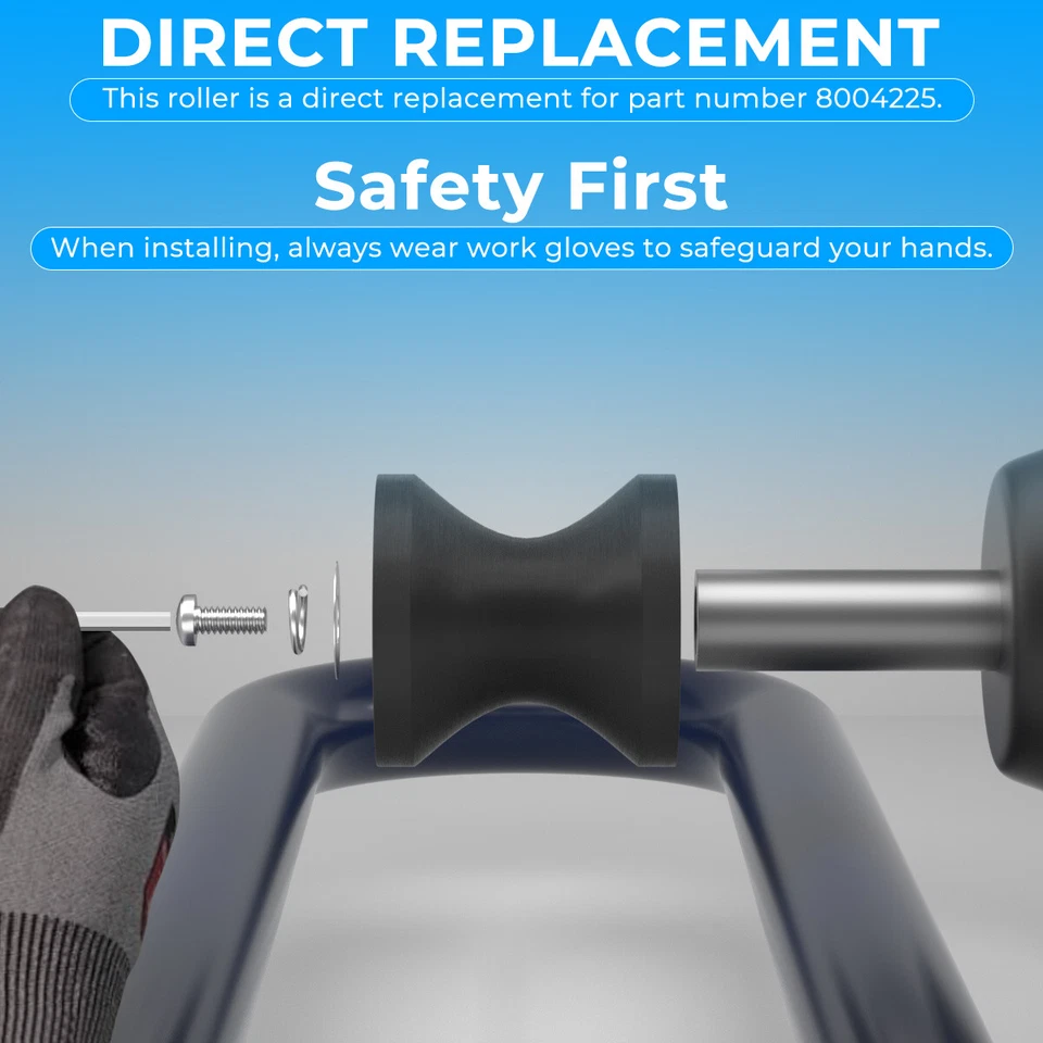 For Schwinn Nautilus E614 E616 430 470 Elliptical WHEEL Roller Upgrade 8004225 - Image 3 of 4