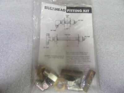 C2B Teleflex Marine HF5512 Bulkhead Fitting Kit OEM New Factory Boat Parts