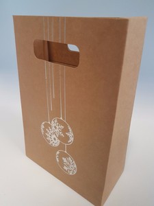 Idee Regalo Natale Ebay.2xdecorazioni Scatola Shopper Busta Natalizia Cartone Idee Regalo Natale Avana Ebay