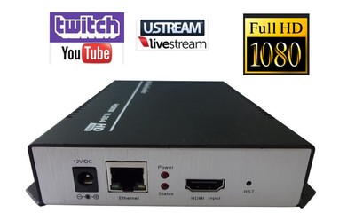 HDMI Streaming Encoder for Twitch Facebook Live Broadcast IP Video 
