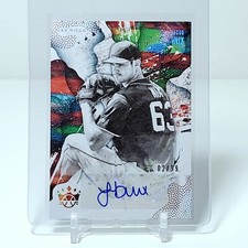 Jacob Nix 2019 Diamond Kings Signatures Blue Holo Auto 02/99 San Diego Padres 