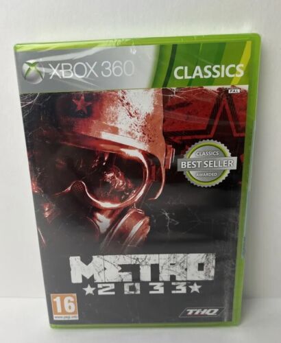 Metro 2033 PAL Version Xbox 360 Classics Brand New, Factory Sealed - Afbeelding 1 van 6