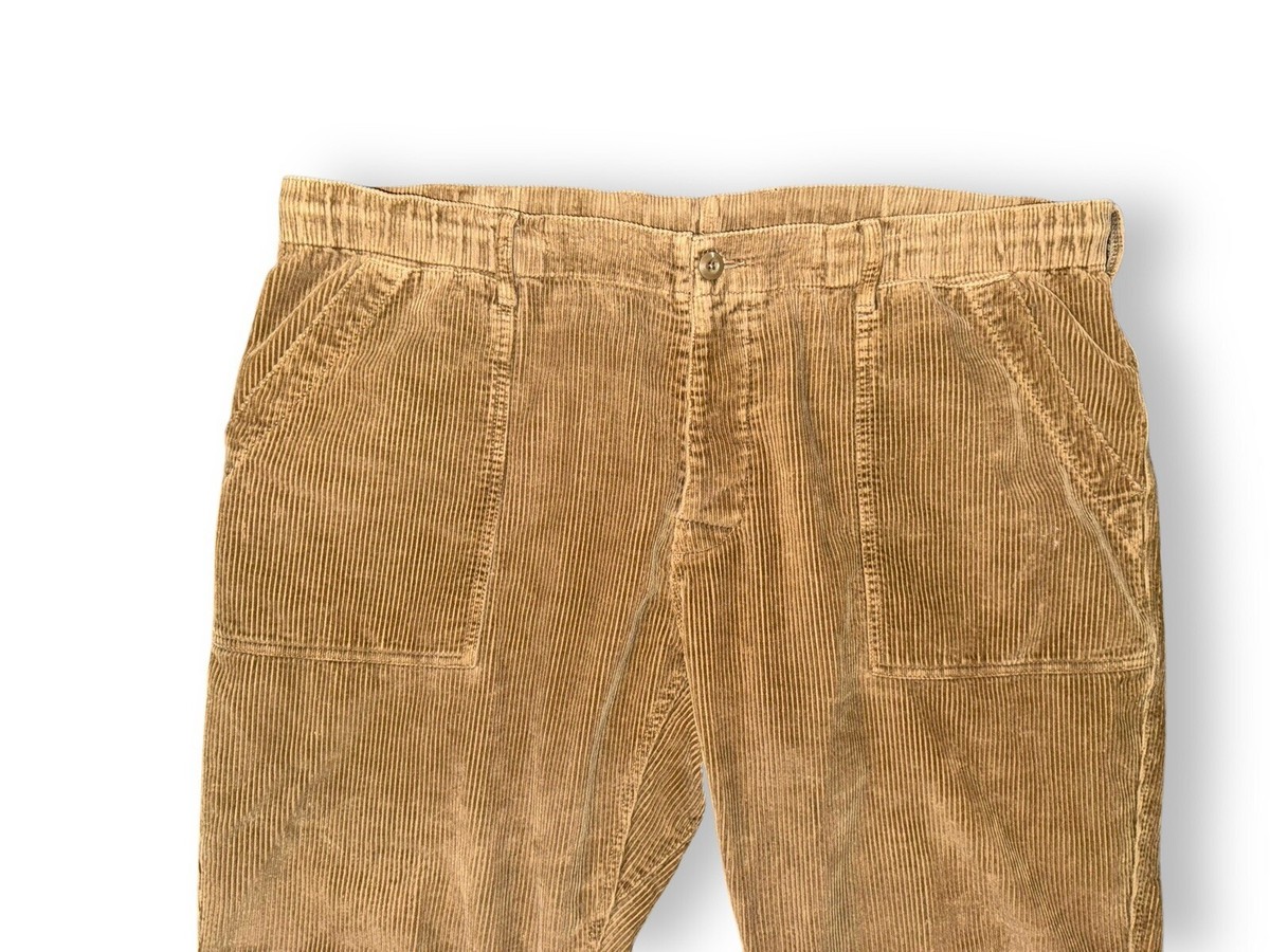 Birdwell Beach Britches Corduroy Pants Button Fly Brown style