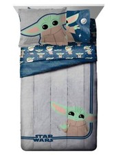 Star Wars the Mandalorian Kids Reversible Bed Set - AB09RD77TFS6