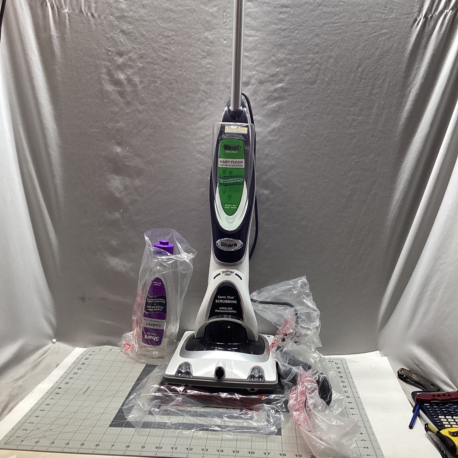 Shark Sonic Duo KD450W Hardwood & Carpet Cleaner No Pads or Liquid Required  -image