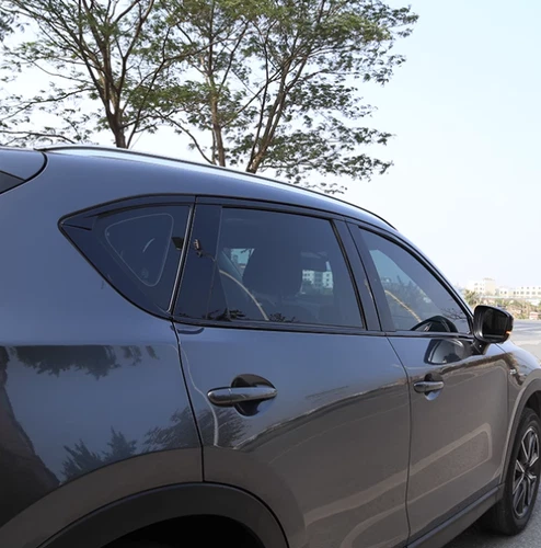 Car Window Molding Trims Seal Belt Strips Gloss Black For Mazda CX-5 2017- 2025 - Picture 4 of 5