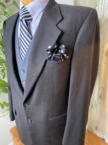 Luxury Designer Christian Dior Monsieur Men's Wool Suit Blazer Medium 38/40 - Picture 4 of 12