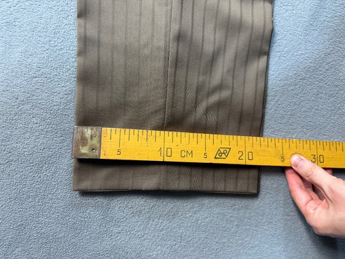 Vintage WILVORST 3 Piece suit set blazer vest pants taupe Mens size 48 - Picture 18 of 24