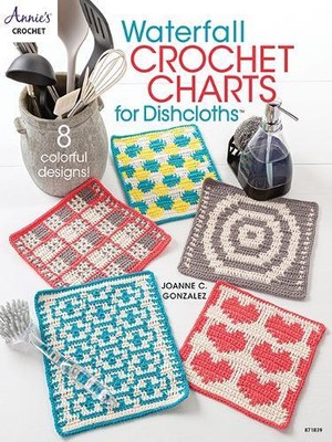 Joanne C. Gonzalez Waterfall Crochet Charts for Dishcloths (Paperback)