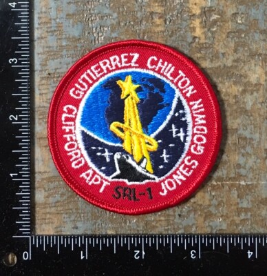 NASA STS-59 Space Shuttle Endeavour SRL-1 Mission Astronaut Crew Iron-On Patch